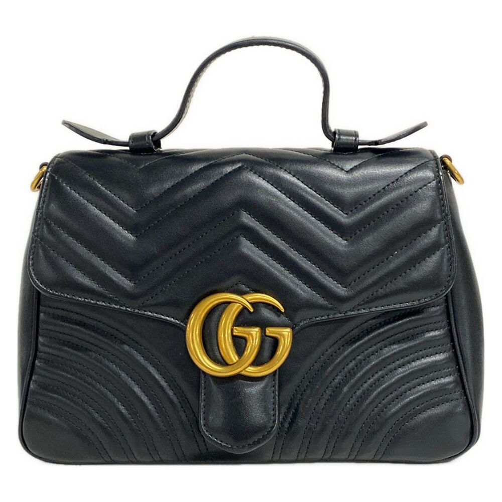 Gucci GG Marmont Small Top Handle Bag Handbag 498110
